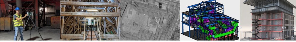 3D Laserscanning Gebäude Fabriken Anlagen Rohrleitungen